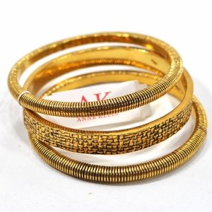 🔥FIRM ON PRICE🔥NWT ANNE KLEIN SET OF 3 ANTIQUED & TEXTURED BANGLE BRACELETS
